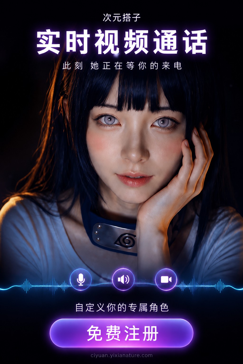 次元搭子 · 实时视频通话 · 自定义你的专属角色